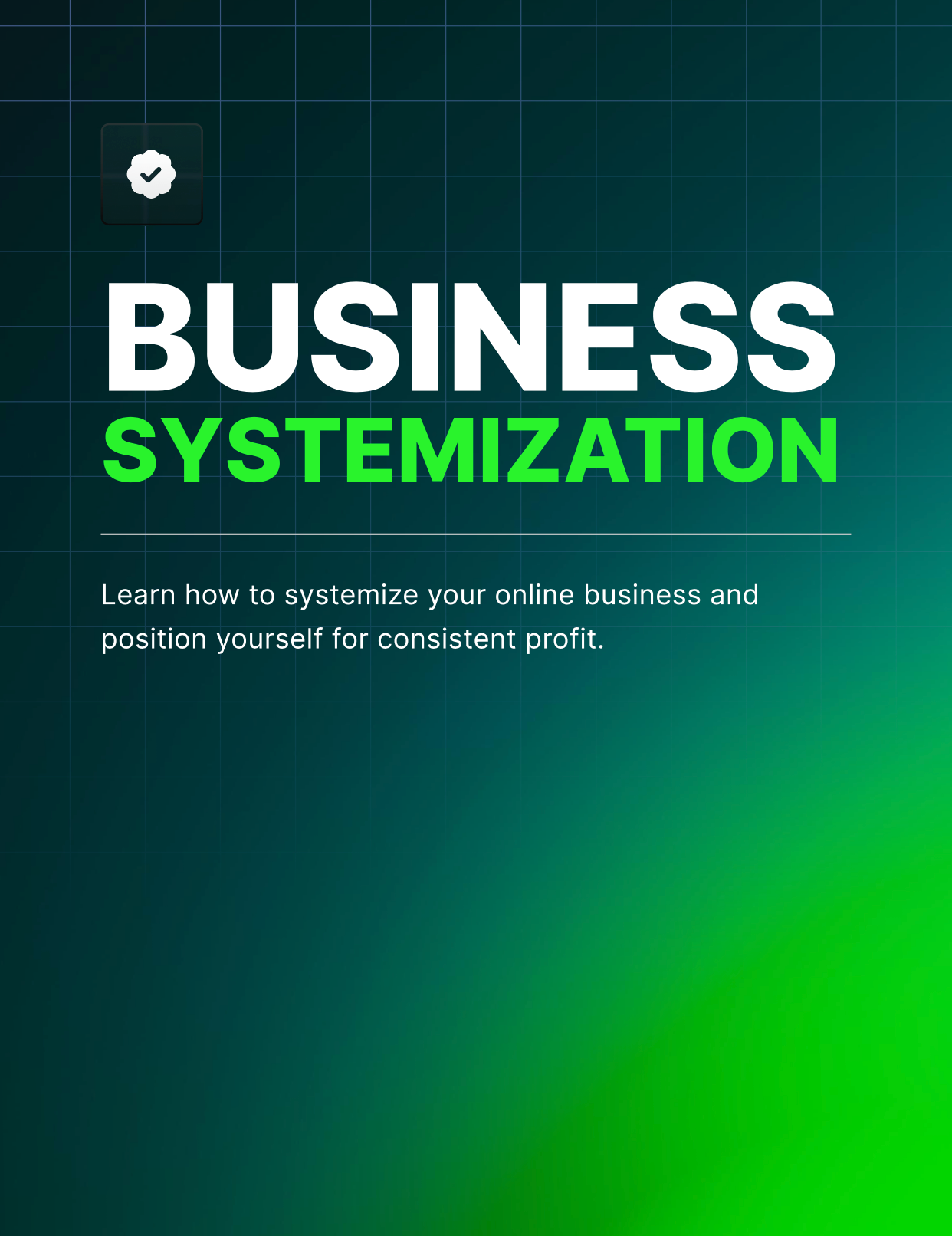 Business Systemization - EBook