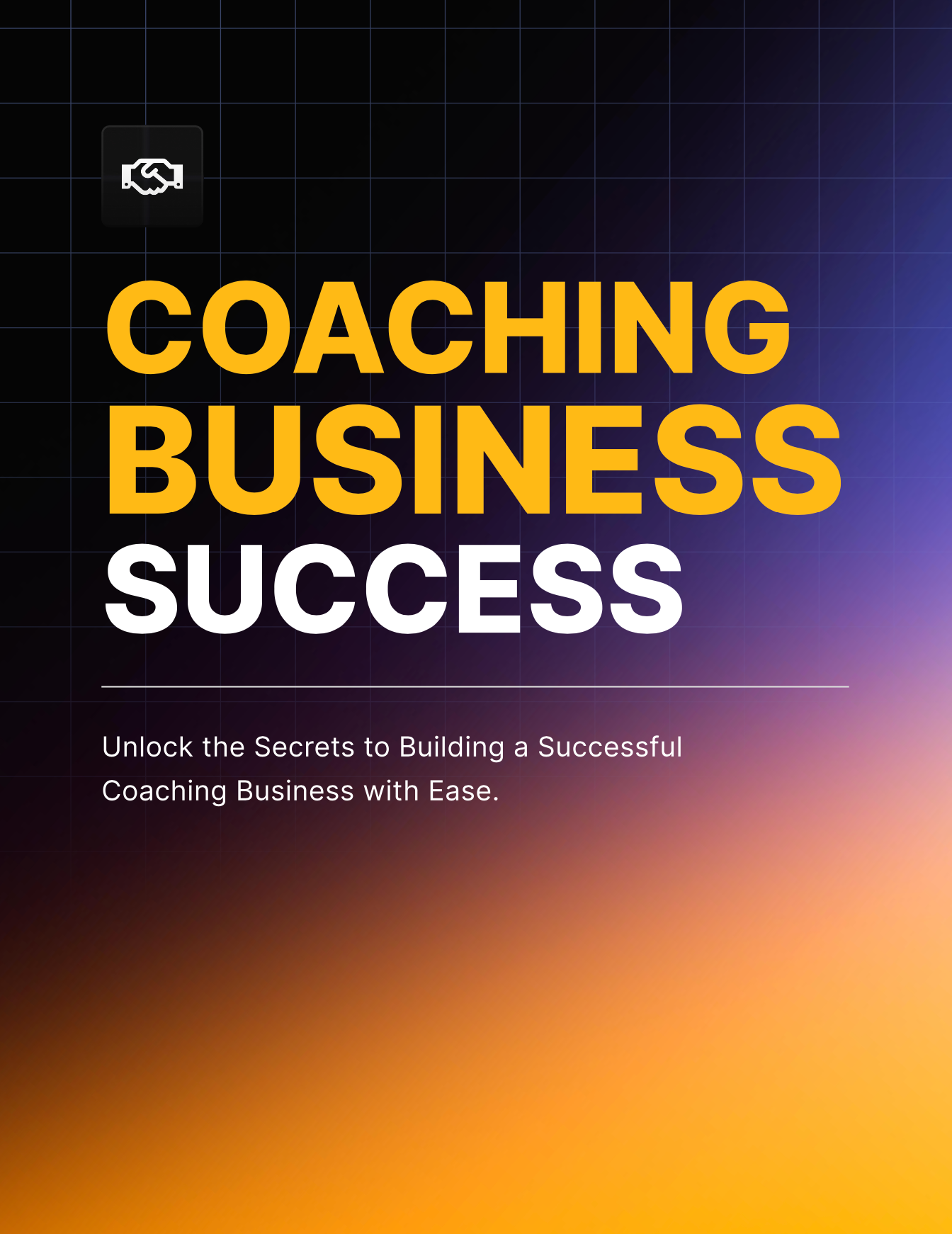 Coaching Business Success - EBook