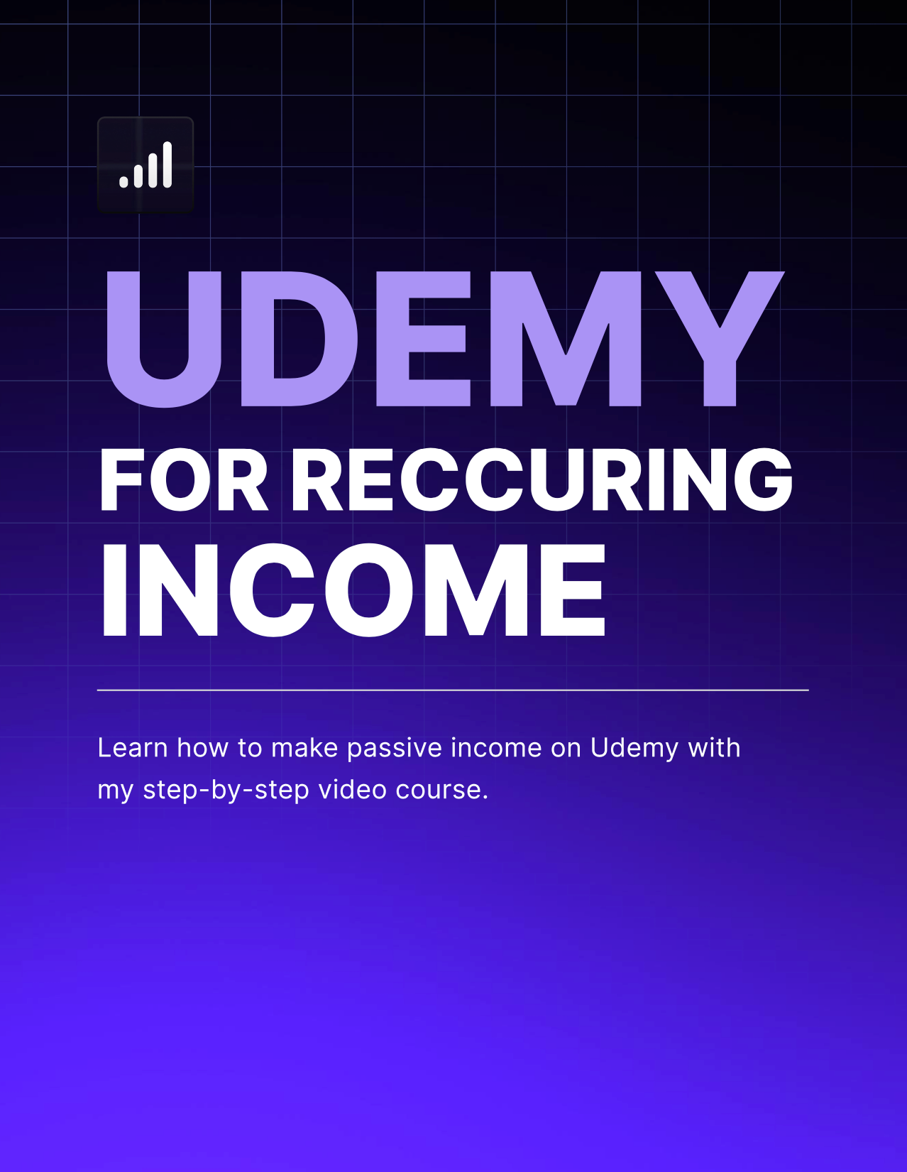 Udemy for Recurring Income - EBook