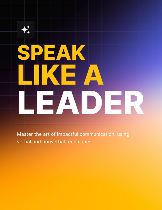 Speak Like a Leader - EBook