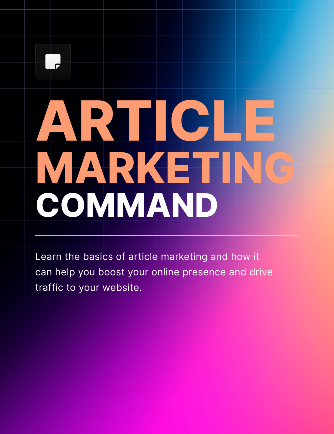 Article Marketing Command - EBook